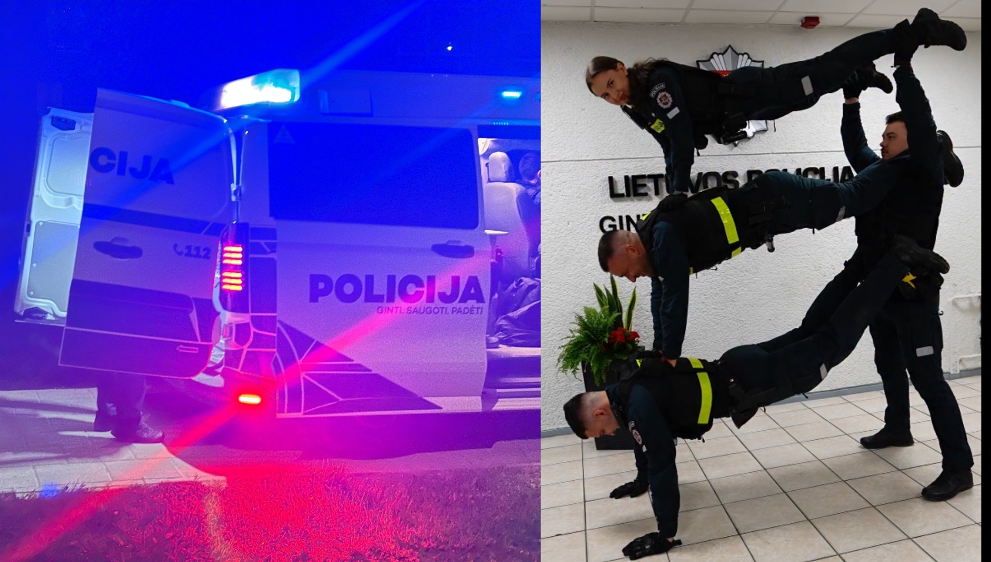 Lithuanian police stunt video sparks online debate