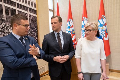 Laurynas Kasčiūnas, Gabrielius Landsbergis, Ingrida Šimonytė