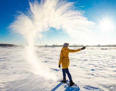 Žiemos eksperimentai Shutterstock