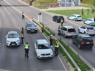 Policijos reidas Vilniuje