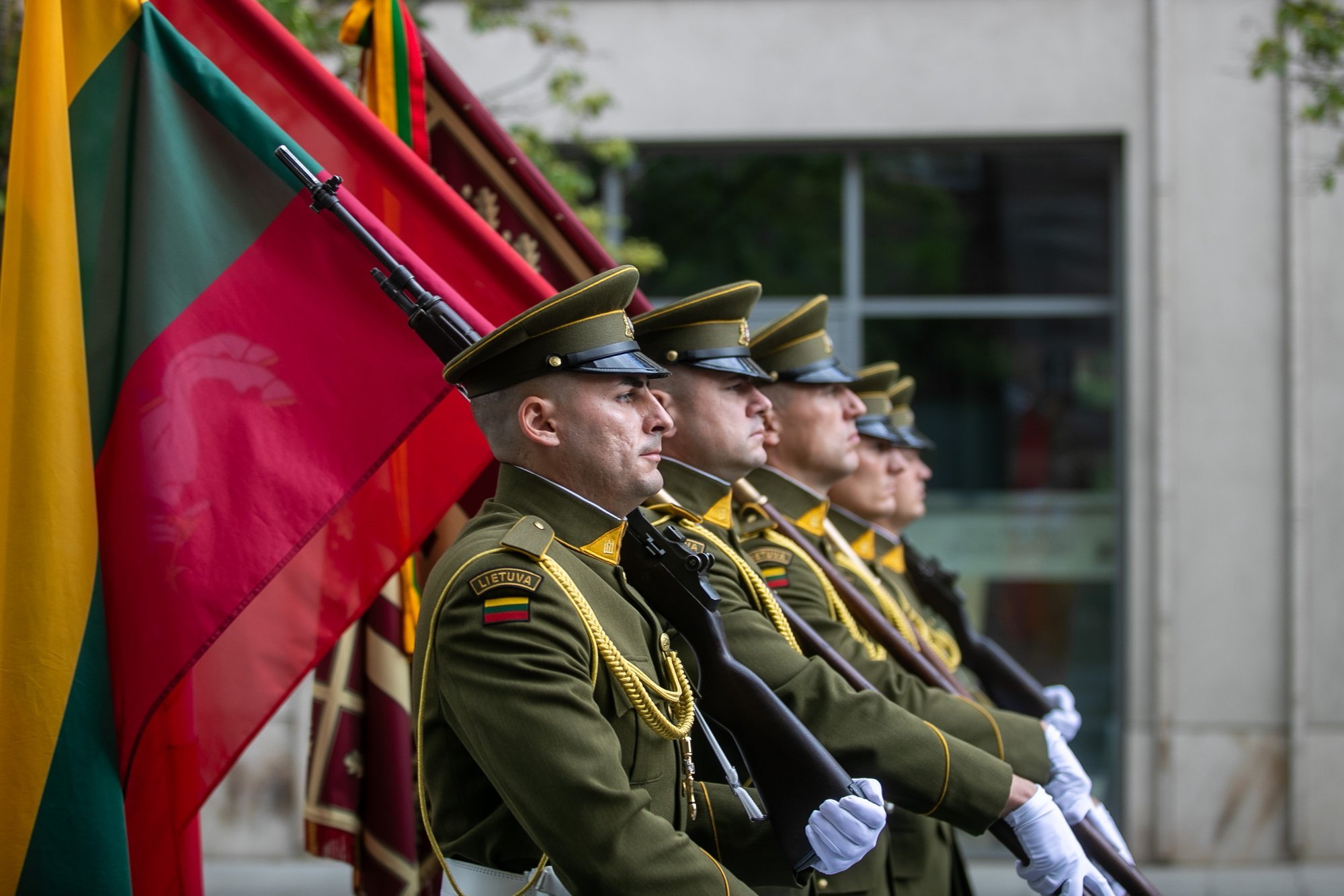 Lithuanian Army to march from Klaipėda to Trakai, passing historic flags