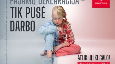 „Mamų unija“ nusitaikė į deklaruojančius, bet neskiriančius 1,2 proc. GPM paramai