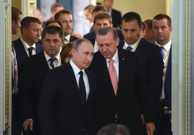 V. Putinas ir R. T. Erdoganas