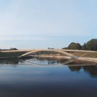 Uždegta žalia šviesa naujam pėsčiųjų tiltui per Nerį