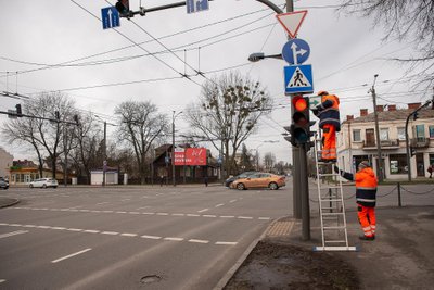 Žalios rodyklės grąžinamos į Kauno gatves