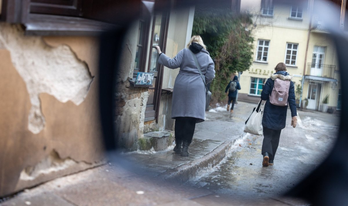 Slidūs šaligatviai Vilnius