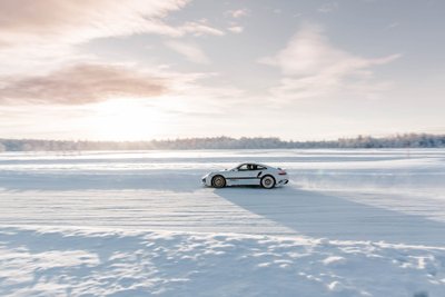 "Porsche" vairavimo mokymai Laplandijoje