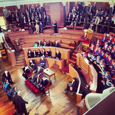 Oksfordo Universiteto Magistranto laipsnio teikimo ceremonija