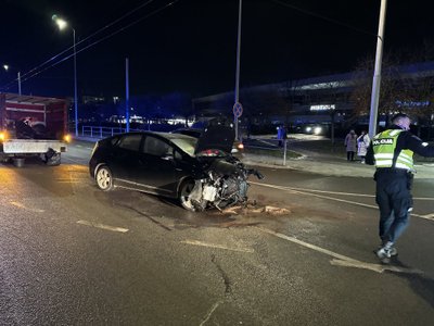 Troleibuso avarija Vilniuje