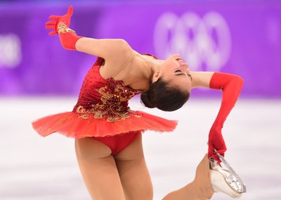 Alina Zagitova Pjongčango olimpinėse žaidynėse