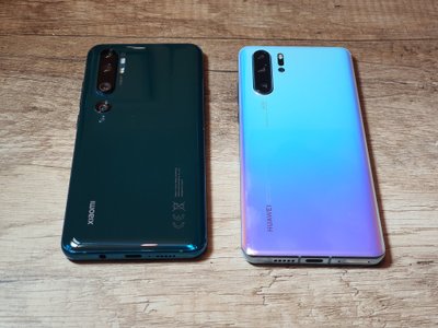 Xiaomi Mi Note 10 ir Huawei P30 Pro