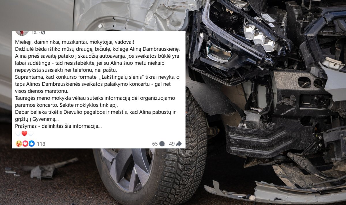 Avarija, prašymas