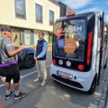 Testing of self-driving bus suspended after it was spray-painted