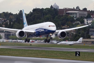 Naujojo Boeing Dreamliner modelio skrydis