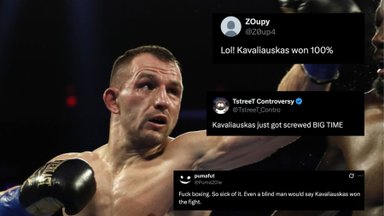 Kontroversiškas Kavaliausko pralaimėjimas supykdė bokso sirgalius: didžiulė gėda, jis – apvogtas