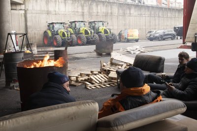 Ūkininkų protestas Belgijoje