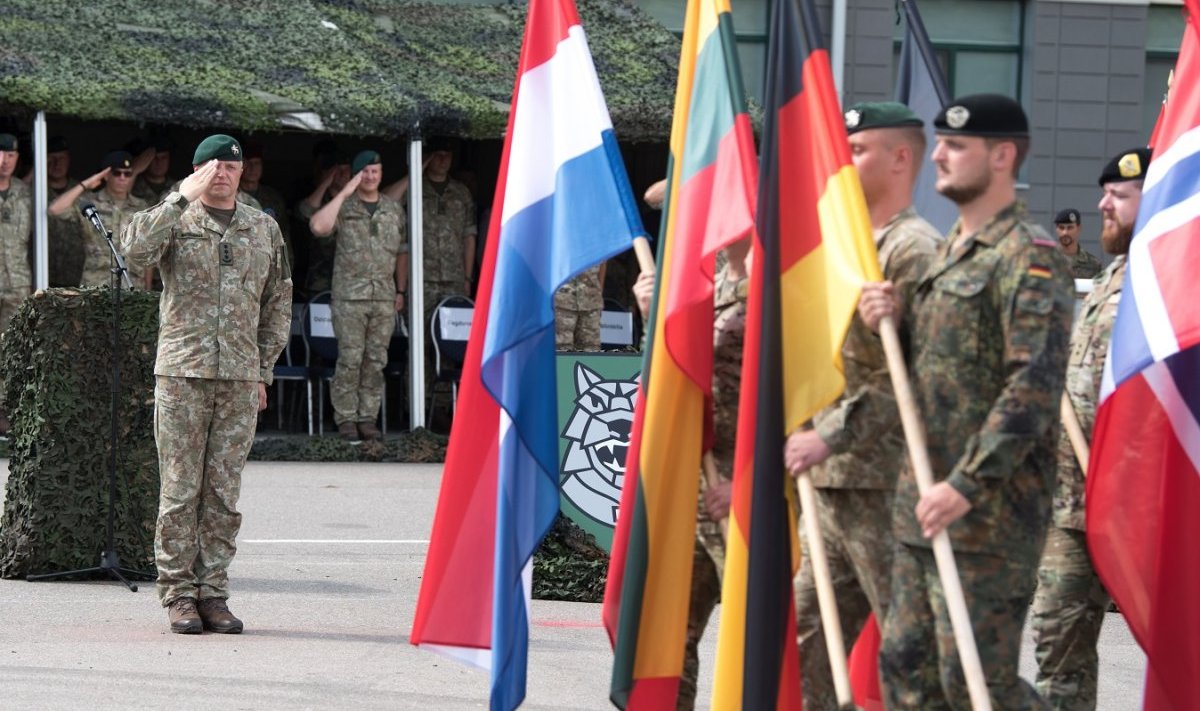 В Литву прибыла новая ротация боевой группы Батальона передовых сил НАТО