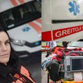 Greitosios medicinos pagalbos automobilį vairuoti nepabūgusi Jurgita: kiekvienas iškvietimas yra kitoks, pamatai visko