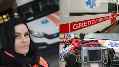 Greitosios medicinos pagalbos automobilį vairuoti nepabūgusi Jurgita: kiekvienas iškvietimas yra kitoks, pamatai visko