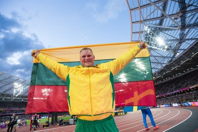 A. Gudžius pasaulio čempionato disko metimo finale