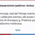 Dėl lėktuvo avarijos dalyje Vilniaus – eismo ribojimai