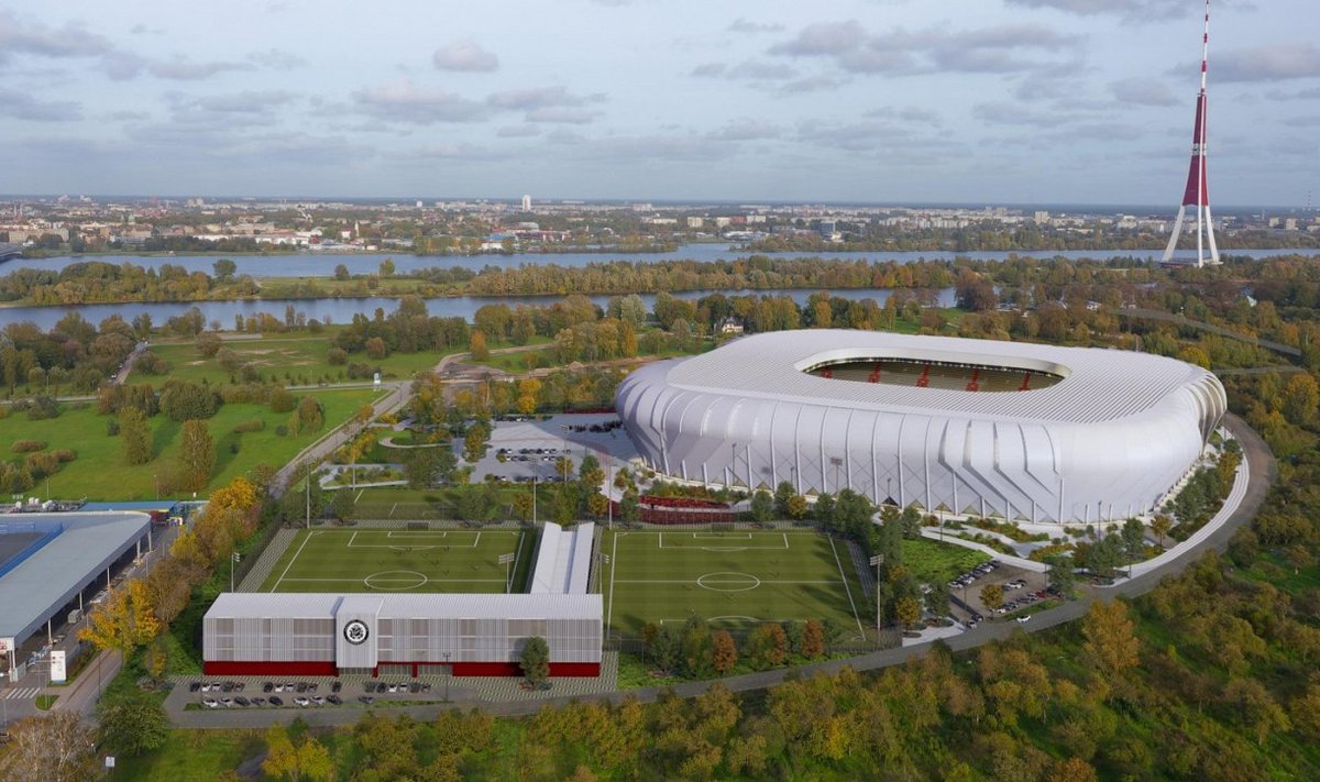 Ryga statys antrąjį stadioną