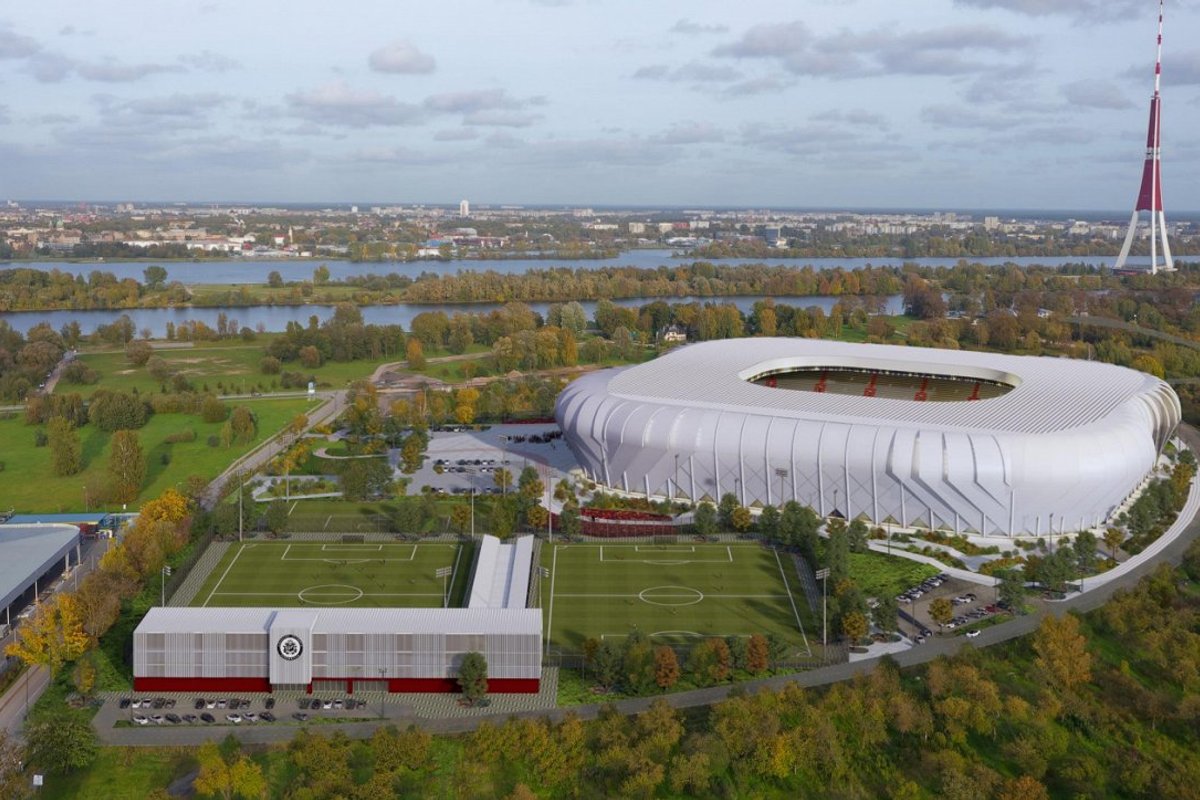 Stadiona Rags Ryga planuoja statyti antrąjį stadioną: kaina – 50 milijonų - Delfi verslas