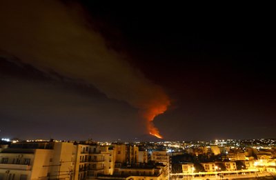 Taip Etna atrodė ketvirtadienio rytą