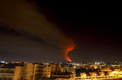 Taip Etna atrodė ketvirtadienio rytą