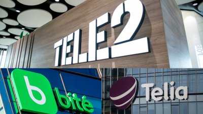 Tele2, Telia, Bitė