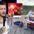 Deividas Alejūnas su turinio kūrėju Rolandu vandens motociklu „plaukė“ Vilniaus gatve: sulaukė ir policijos dėmesio