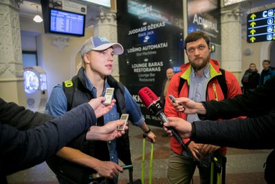 Rūta Meilutytė ir Paulius Andrijauskas