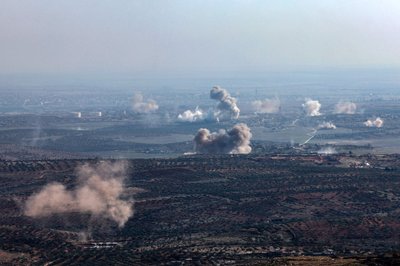 Per Rusijos aviacijos smūgius šiaurės Sirijoje žuvo 19 civilių