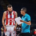 Giedraitis su „Crvena Zvezda“ neišvyko į Maskvą ir nežais prieš rusų klubus