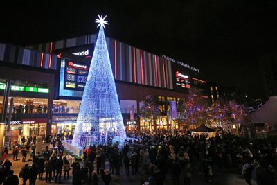 Kalėdų eglė Winterfest festivalyje, Londone