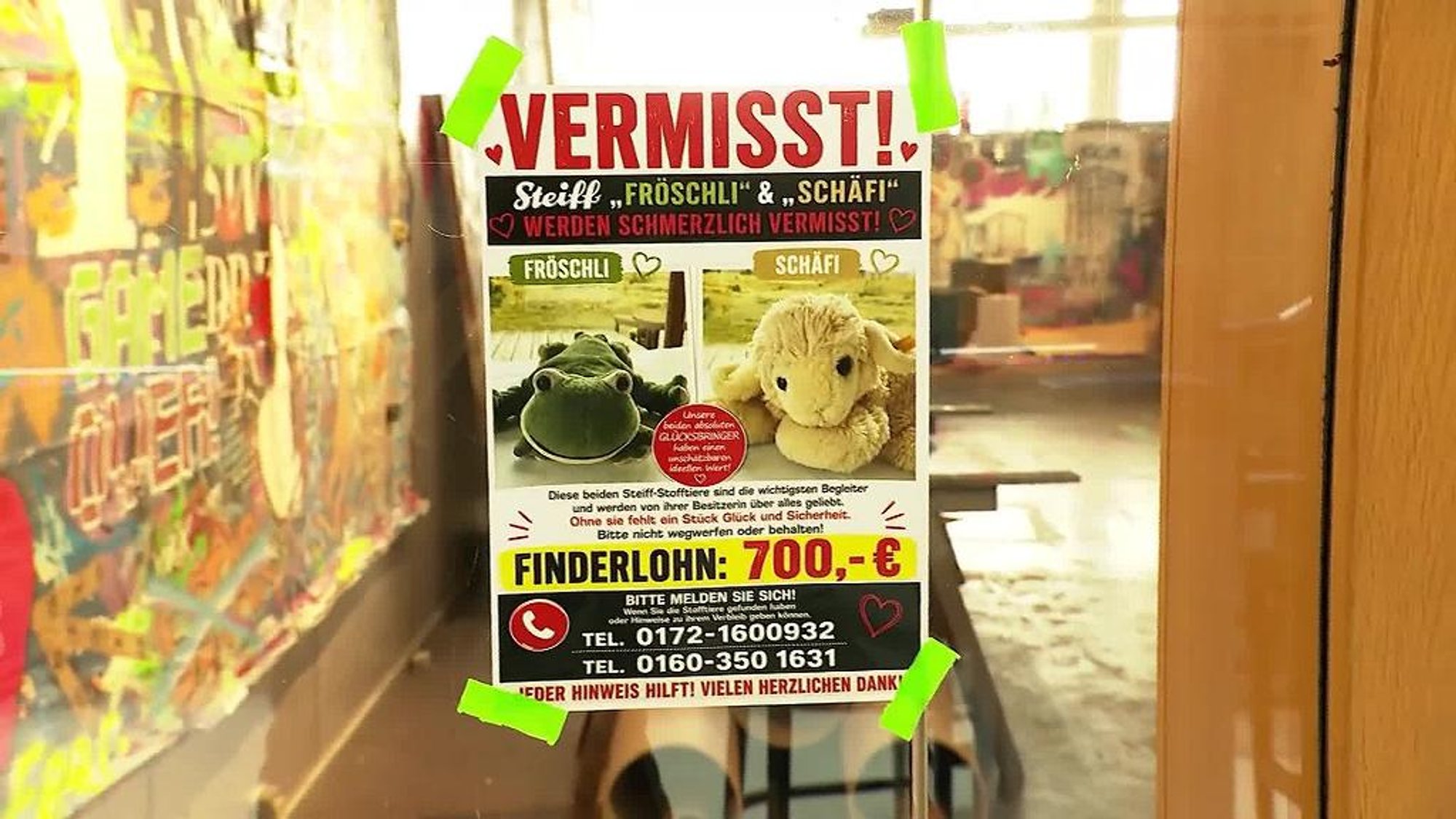 Search for two missing stuffed toys in Düsseldorf offers generous reward