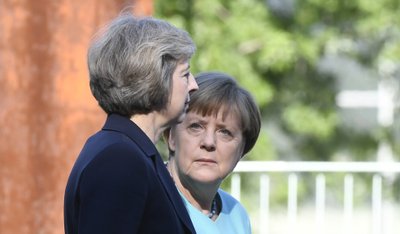 Angela Merkel, Theresa May