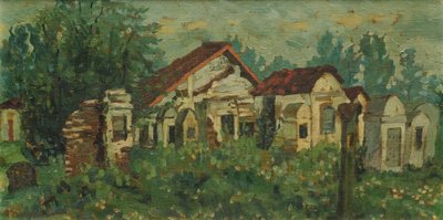 Bencionas Cukermanas (Ben Zion Zuckerman, 1890–1944) - „Žydų kapinės“ (1919)