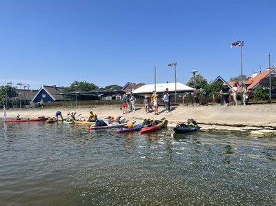 Audros Avižaitės ir grupės irklavimas iš Palūšės į Nidą