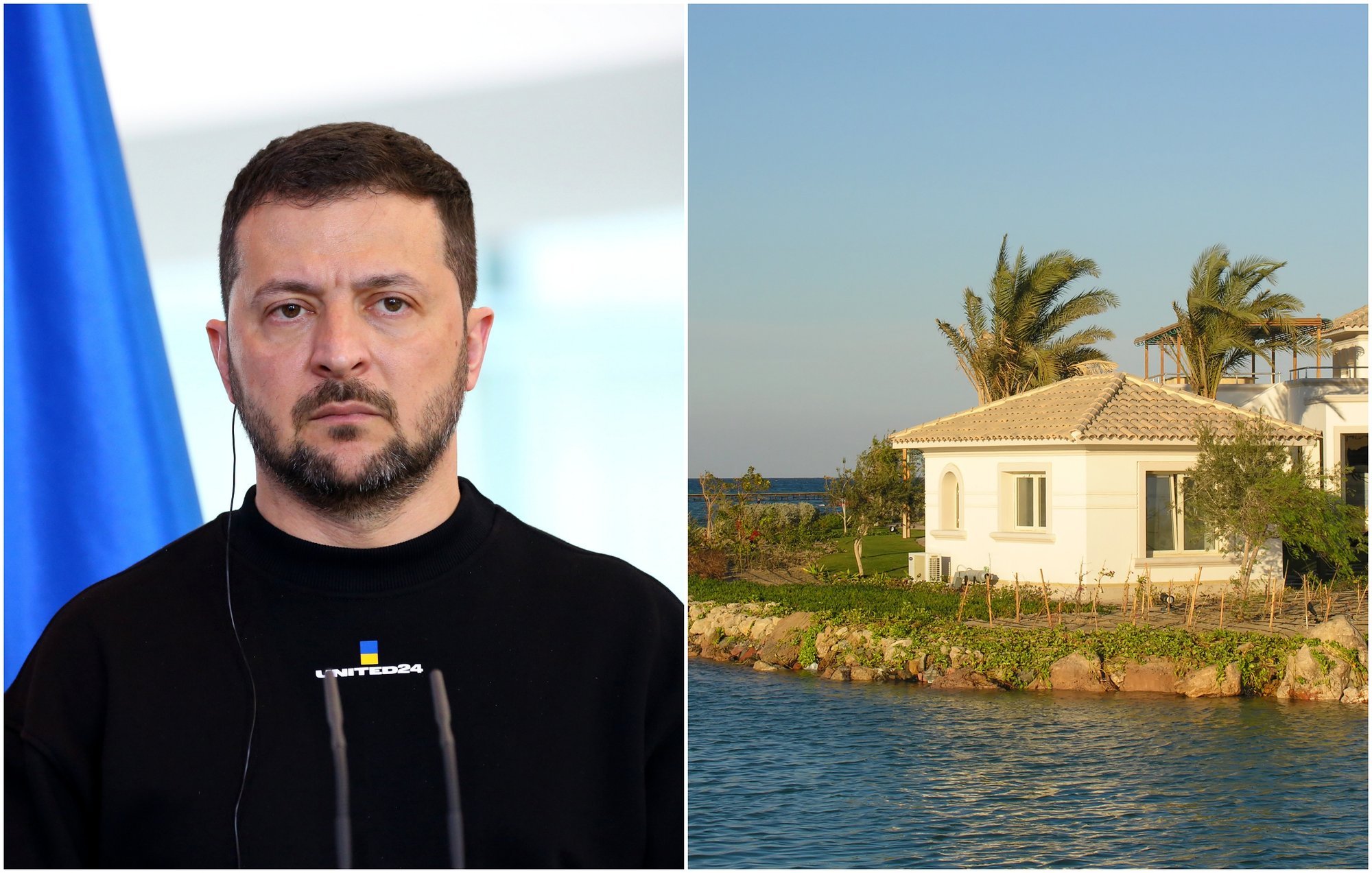 Volodymyr Zelensky and El Guna in Egypt