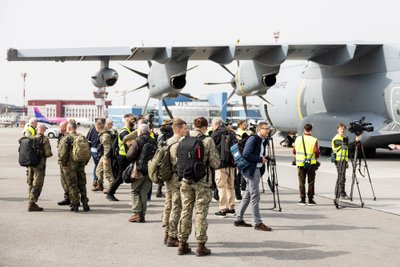 Į Vilnių atvyko Vokietijos kariuomenės 45-osios brigados „Lietuva“ štabo pirminė valdymo grupė