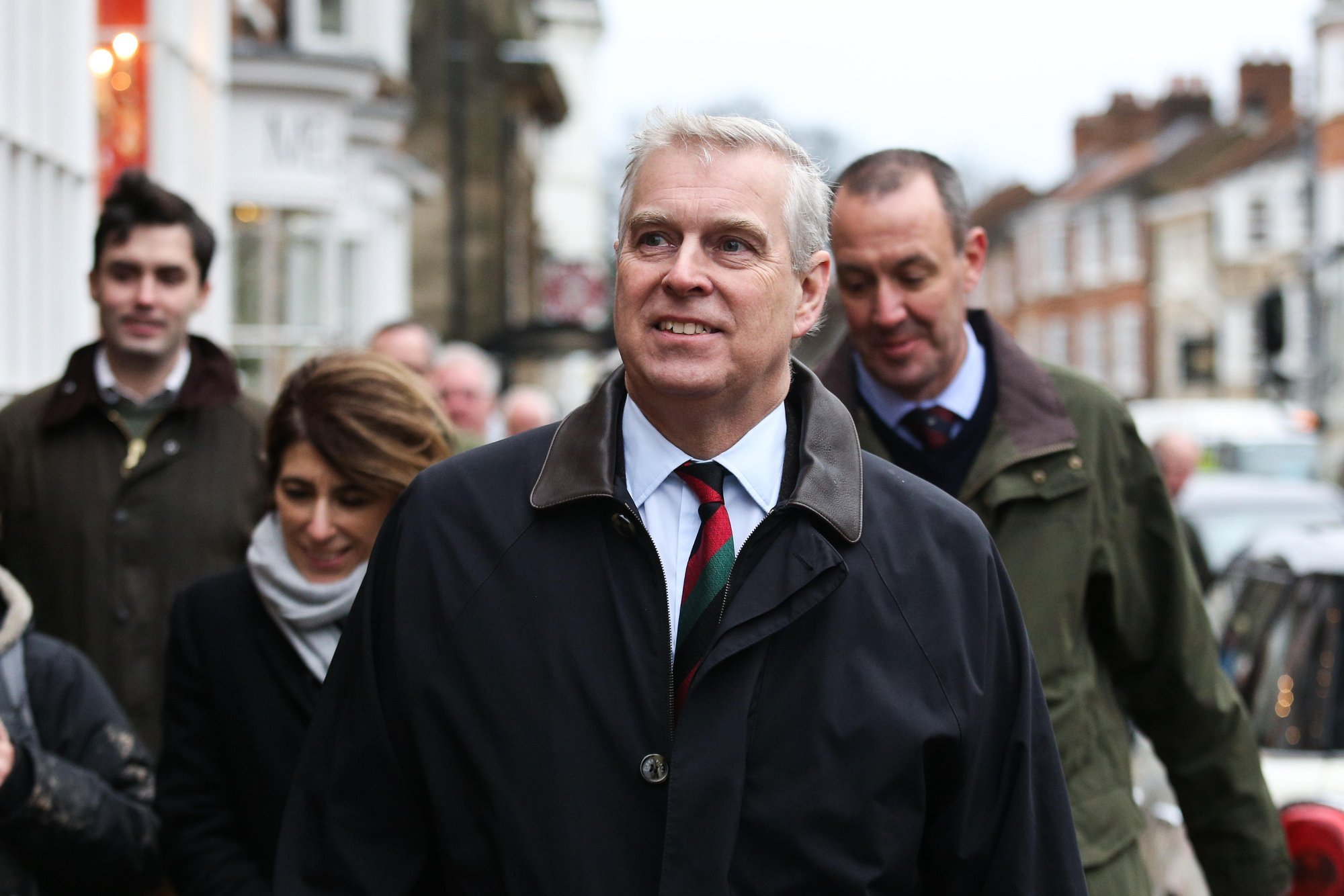 Prince Andrew photographed with large bruise on face