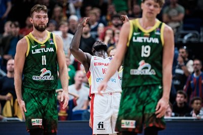 Domantas Sabonis, Usmanas Garuba, Mindaugas Kuzminskas