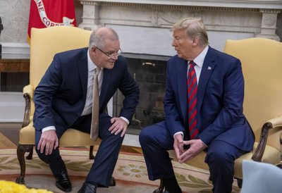 Scottas Morrisonas, Donaldas Trumpas