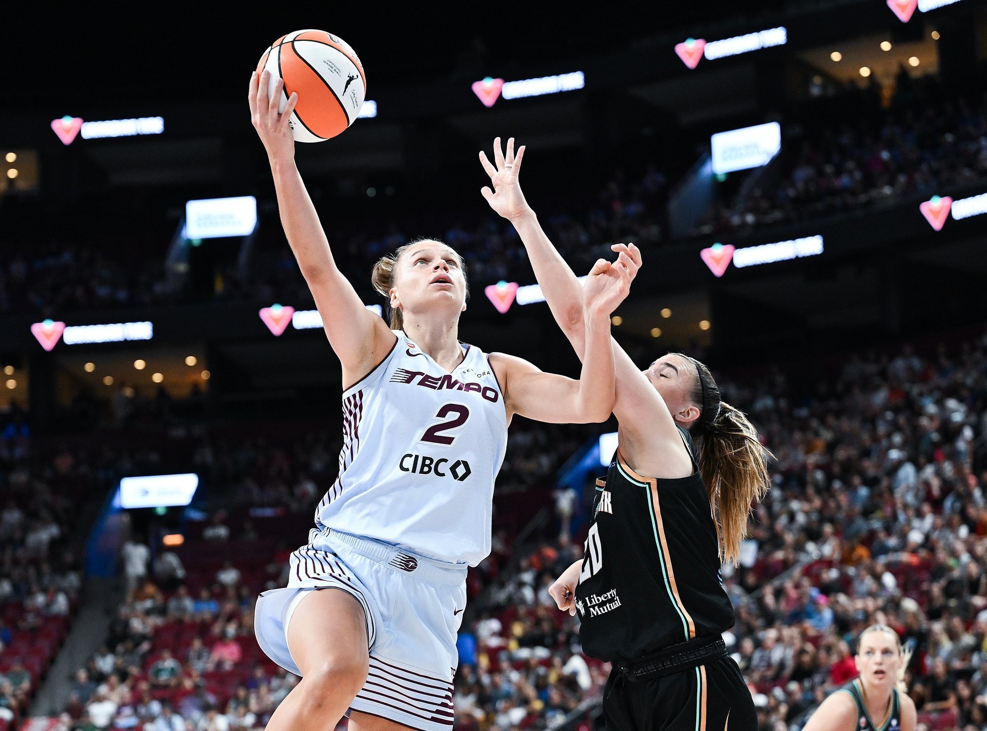 Laura Juškaitė shines again in the WNBA