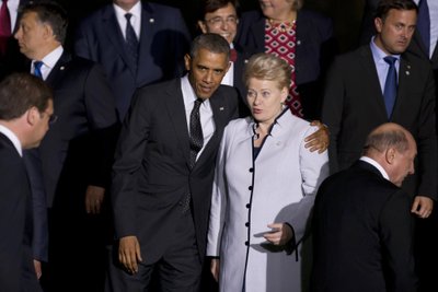 Barack Obama and Dalia Grybauskaitė