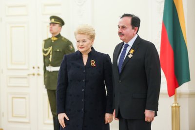 Dalia Grybauskaitė ir Valerijus Ostapenko