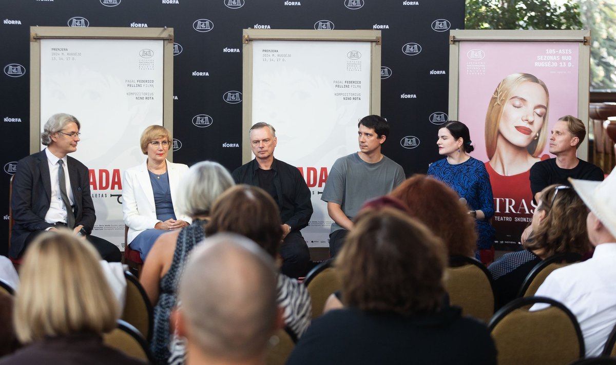 Naujojo LNOBT sezono ir baleto „La strada“ premjeros pristatymo spaudos konferencija