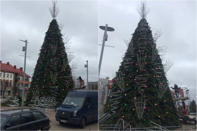 Panevėžys planuoja šiemet pelnytė gražiausios Kalėdų eglės pripažinimą 