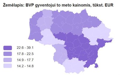 BVP vienam gyventojui